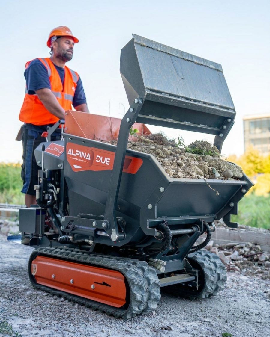 Alpina DUE in configurazione dumper autocaricante